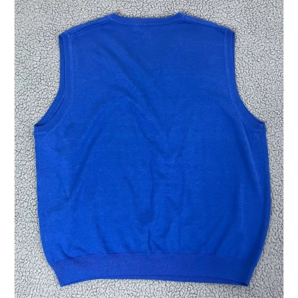 Duke Blue Devils Mens Colony V-Neck Sweater Vest Royal Blue XXL